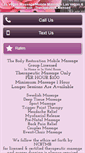 Mobile Screenshot of bodyrestorationmassage.com